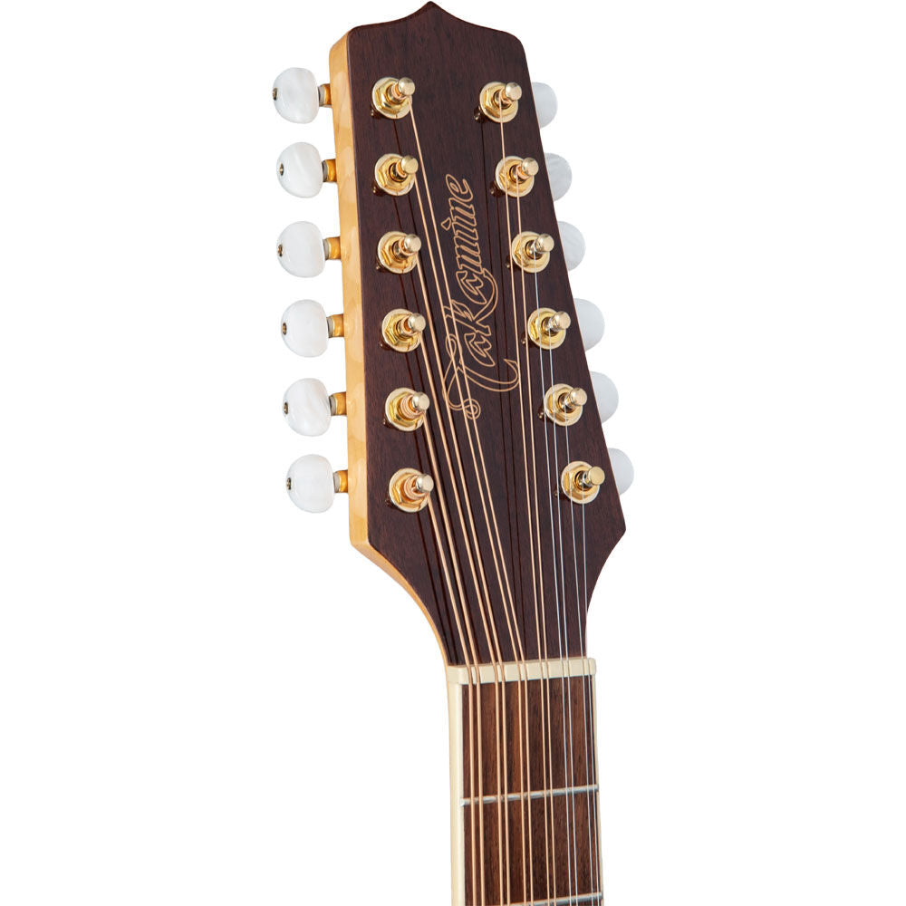 Takamine G74 Series 12-String Dreadnought AC/EL Guitar w/Cutaway in Natural Gloss